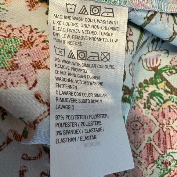 Susan Graver Womens Button Up Shirt Size 2X Floral Patchwork Blouse Work Boho - Picture 5 of 8